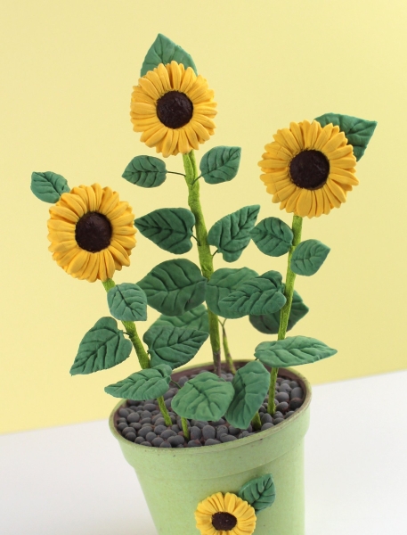 Silikonform - Sonnenblumen